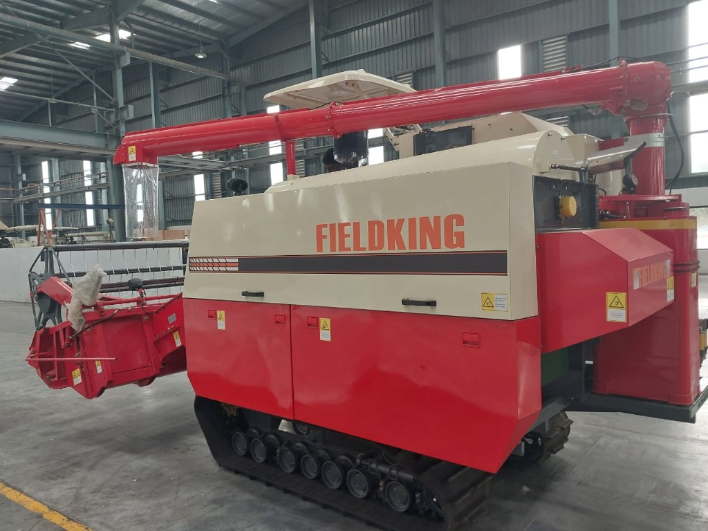 Suntraaders Multicrop Harvester - Track side view